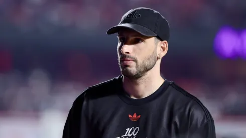 SP – SAO PAULO – 19/07/2025 – BRASILEIRO A 2025, SAO PAULO X CORINTHIANS – Calleri jogador do Sao Paulo antes da partida contra o Corinthians no estadio Morumbi pelo campeonato Brasileiro A 2025. Foto: Marcello Zambrana/AGIF