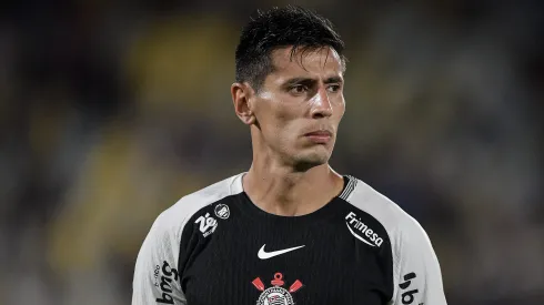 Angileri jogador do Corinthians durante partida contra o Fluminense no estadio Maracana pelo campeonato Brasileiro A 2025. Foto: Thiago Ribeiro/AGIF