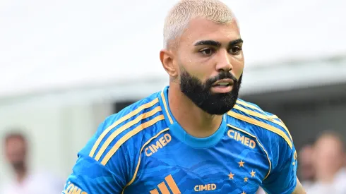 SP – SANTOS – 07/12/2025 – BRASILEIRO A 2025, SANTOS X CRUZEIRO – Gabigol jogador do Cruzeiro durante partida contra o Santos no estadio Vila Belmiro pelo campeonato Brasileiro A 2025. Foto: Jota Erre/AGIF
