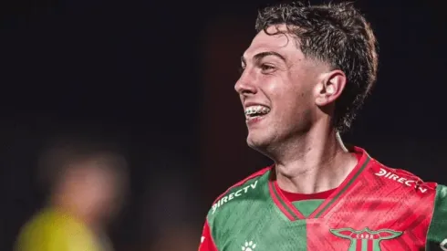 Agustín Albarracín, atacante do Boston River em partida pelo campeonato uruguaio (Foto: Divulgação/Boston River)