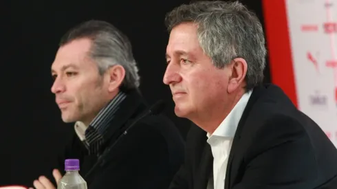 Jorge Vergara junto a José Luis Higuera en 2017. (Foto: Jam Media)
