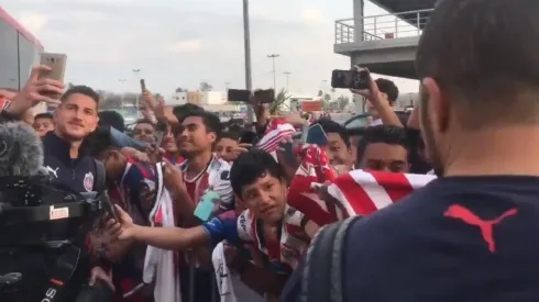 Un centenar de aficionados del Rebaño recibió a la plantilla en suelo hidrocálido
