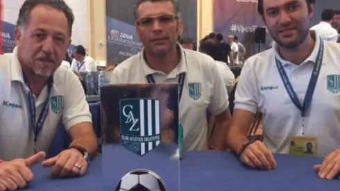 José Luis Higuera como directivo de Zacatepec.
