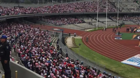 La afición rojiblanca acompañó este domingo al Rebaño
