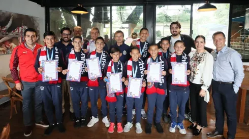 La categoría Sub-13 homenajeada por la directiva
