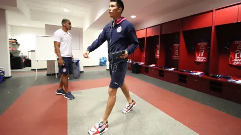 El Rebaño Sagrado ya se encuentra en el vestidor principal para ultimar los detalles de este partido
