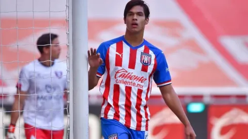 Luis Puente en su primer partido con el Tapatío
