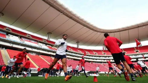 Los rojiblancos ultimaron los detalles de su preparación para enfrentar este sábado a Toluca en el Estadio Akron
