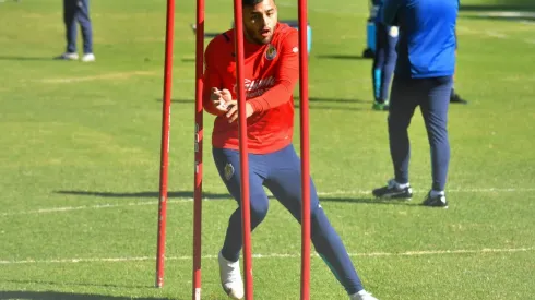 Alexis Vega durante un entrenamiento con Chivas (IMAGO 7 )
