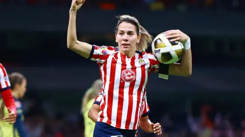 Alicia Cervantes celebra un gol con Chivas (IMAGO 7)
