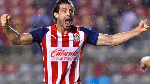 Pollo Briseño celebra una jugada (JAM MEDIA)
