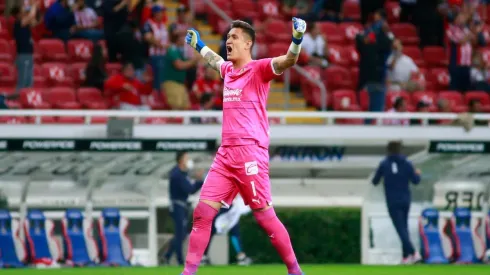 Raúl Gudiño celebra un gol (JAM MEDIA)
