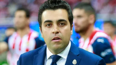 Michel Leaño durante un juego de Chivas (JAM MEDIA)
