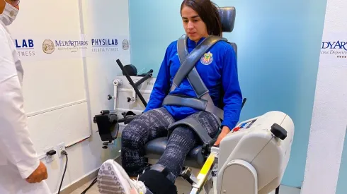Damaris Godínez en las pruebas
