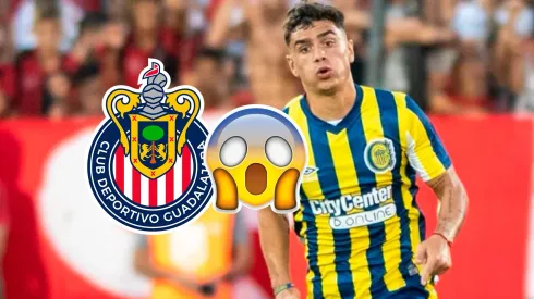 Luca Martínez Dupuy cerca de Chivas.
