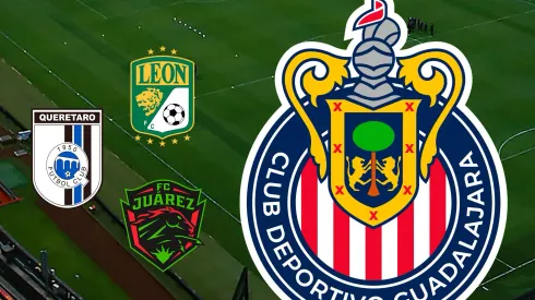 Tres equipos detrás de una joven de Chivas.
