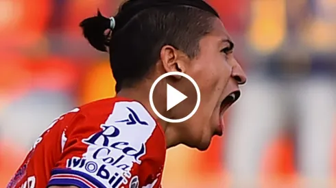 Ángel Zaldívar anotó en el empate contra Monterrey.
