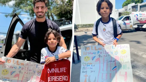 Antonio Briseño sucumbió ante el encanto del pequeño Diego
