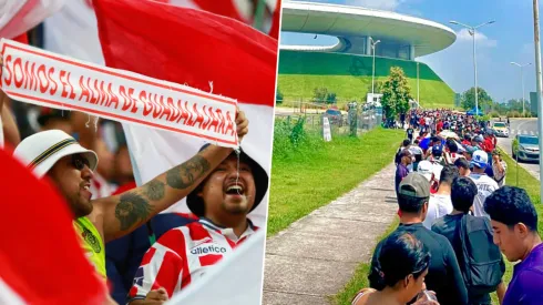 Los aficionados del Guadalajara cumplieron un proceso de registro de sus grupos de animación en el Estadio Akron
