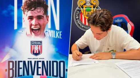 Teun Wilke acompañó su sentida confesión con la fotografía de su firma del contrato con Chivas
