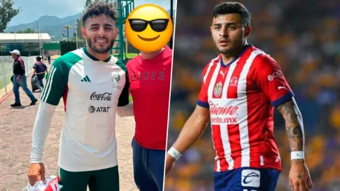 Los aficionados de Chivas reconocieron el avance de Alexis Vega con su físico
