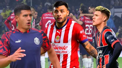 Alexis Vega, Raúl Martínez y Chicote Calderón, separados de Chivas por este motivo.
