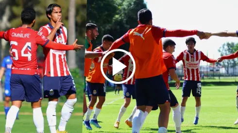 Chivas Sub-23 derrotó a Cruz Azul y sigue lider.
