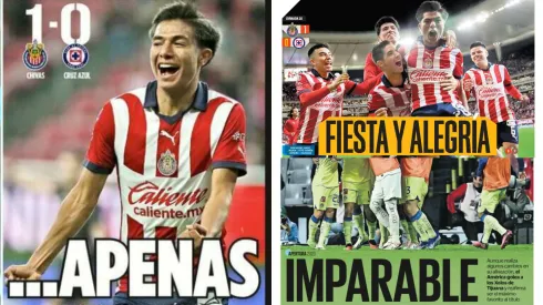 Los principales diario deportivos resaltaron la victoria de Chivas y el pase a Liguilla
