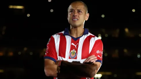 Chicharito registrado en la Liga MX.
