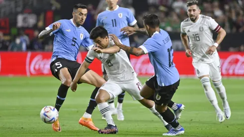 Fernando Beltrán jugó con Selección México en su último duelo con Uruguay en 2022
