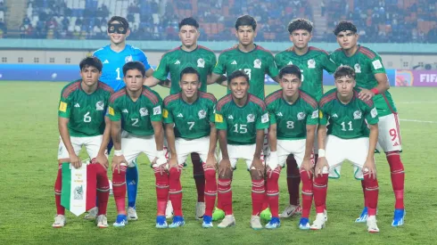Adrián Pelayo (13) y Javen Romero (5) compartieron la central de México en el Mundial Sub17 de 2023
