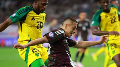 Alvarado en el juego ante Jamaica.
