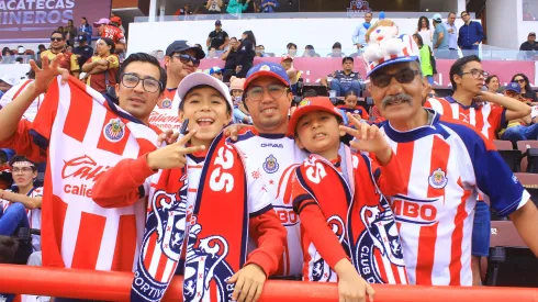 La afición de Chivas, presente en Zacatecas.
