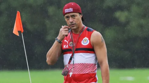 Almeyda en sus años con Chivas.
