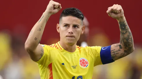 James Rodríguez, figura de Colombia, en el partido de cuartos de final contra Panamá.
