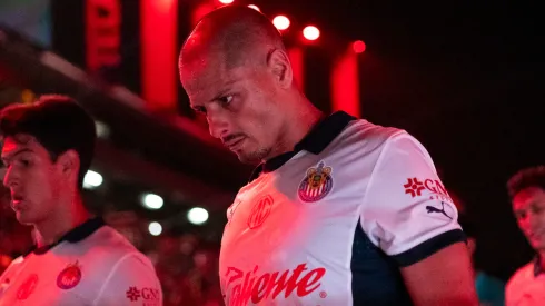 Chicharito en el Xolos vs. Chivas.
