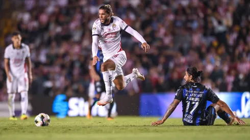 Cade Cowell en el partido contra Querétaro, por la Jornada 3 del Torneo Apertura 2024.
