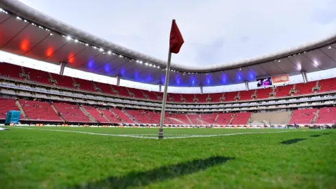 El Estadio Akron listo para recibir el partido entre Chivas y Toluca, que terminó sin goles en la Jornada 1 del Torneo Apertura 2024.
