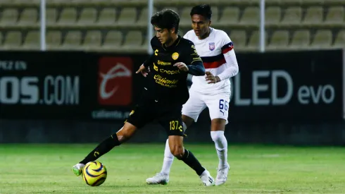 Ángel Rodríguez y Arturo Palma en el último enfrentamiento entre Dorados y Tapatío.
