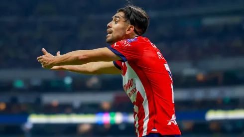 Ricardo Marín en el partido de vuelta de la semifinal de la Liguilla del Clausura 2024, entre Chivas de Guadalajara y América.
