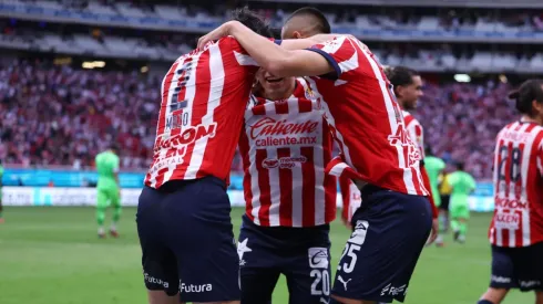 Festejo rojiblanco ante Juárez.
