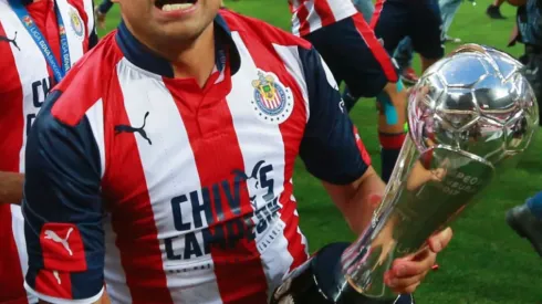 El festejo de Chivas en el Clausura 2017.
