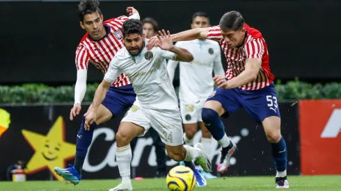 Daniel Villalva y Uziel García en el partido de la jornada 4 del Clausura 2024 entre Tapatío y Atlético La Paz.
