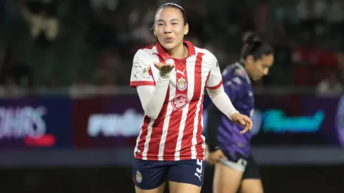 Gabriela Valenzuela anotó en la victoria de Chivas de Guadalajara sobre Mazatlán en la Jornada 10 del Clausura 2024.
