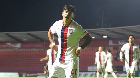 Gael García festeja su gol en el triunfo de Tapatío ante Tlaxcala por la jornada 9 del Apertura 2024 de la Liga Expansión.
