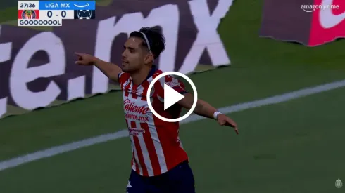 Ricardo Marín y un golazo ante Monterrey.
