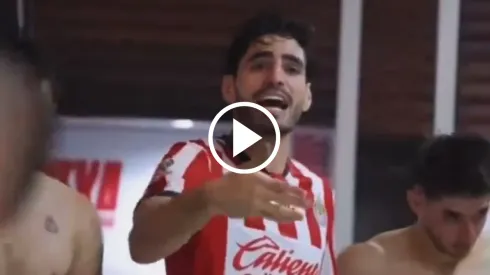 La arenga de Antonio Briseño tras el empate vs. Rayados.
