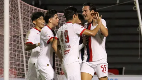 Wilke celebra su gol contra el Corre.

