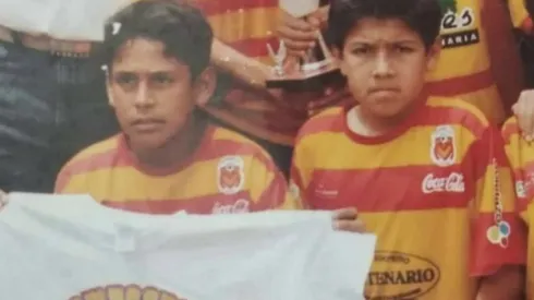 Luis Romo y Érick Gutiérrez compañeros desde niños.
