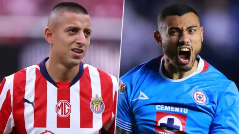 Roberto Alvarado y Georgios Giakoumakis son de los jugadores más importantes de Chivas y Cruz Azul, respectivamente.
